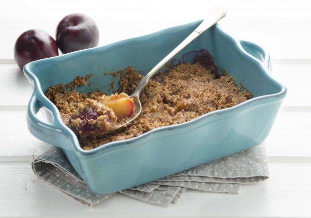 Zwetschken-Keks-Crumble Rezept